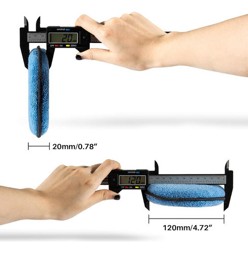 Paquete De 12 Pads Redondos De 11,98 Cm Para Aplicar Cera 1