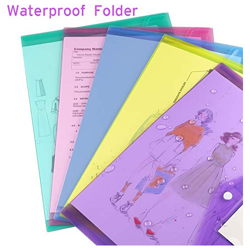 20 Sobres Plasticos Con Bolsillo Y Boton Tamaño Carta/a4 1