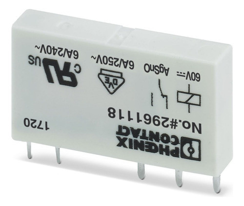 Rele Relay Phoenix Contact 60v Dc 2961118 Rel-mr- 60dc/21 0