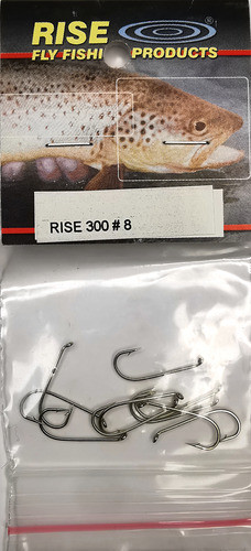 Anzuelos Rise 300 #8. Atado Moscas. Secas,irresistible Adams 1