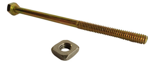 Bulon Camero 5/16 X 130mm Con Tuerca Cuadrada - 16 Unidades 1