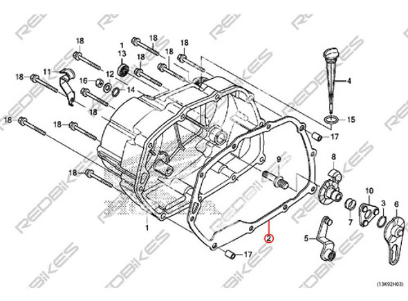 Junta Embrague New Wave S110 Original Honda J1 1
