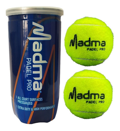 Tubo De Pelotas Padel / Tenis - Madma 0