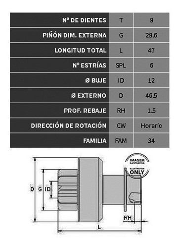 Bendix Delco Ford Ecosport 2.0 9d. 6e. 1