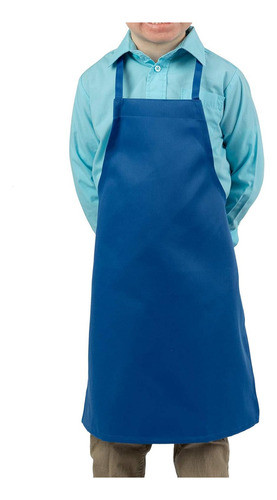 Delantal Infantil  Pequeño Azul Rey 0