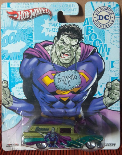 Hot Wheels Real Riders Dc Comics Tv Series Superman- Bizarro 1