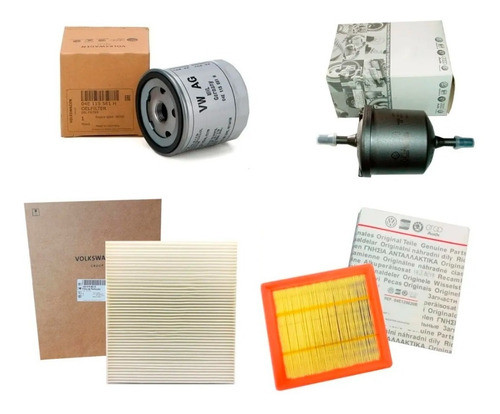 Juego 4 Filtros Originales Volkswagen Suran Highline Msi 20 0