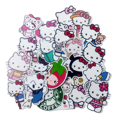 Pack Stickers - Hello Kitty  X 24 Unidades - L3p 0