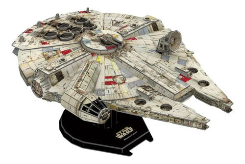 Star Wars Model Kit 4d Millennium Falcon Spin Master M4e 0