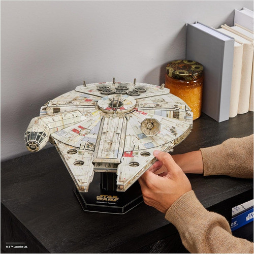 Star Wars Model Kit 4d Millennium Falcon Spin Master M4e 1
