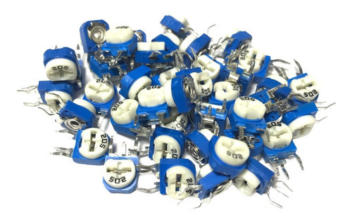 20 Unidades Preset 50k 50000 Ohms 503 Vertical Trimpot 1