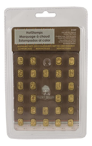 Walnut Hollow Mini Hotstamps Min&uacute;sculas Alfabeto Mar. 1