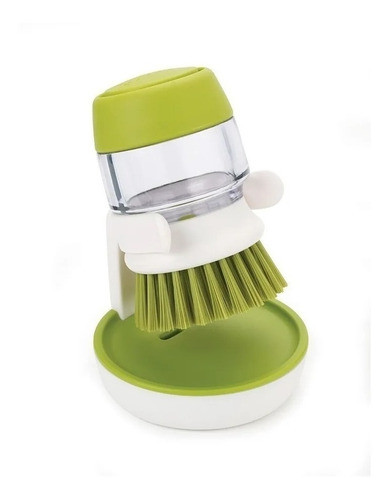 Cepillo Cocina Recargable Detergente Diseño Con Dispenser 0