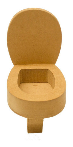 Inodoro Mini Juguete Casa Muñecas Mdf Fibrofacil 0