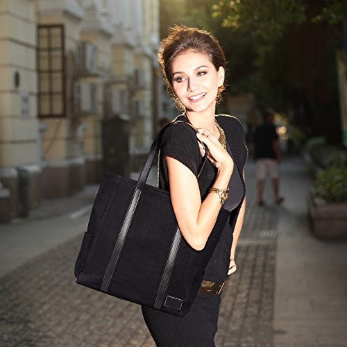Bolso De Laptop Grande 15.6 In Para Mujer C/muchos Bolsillos 1