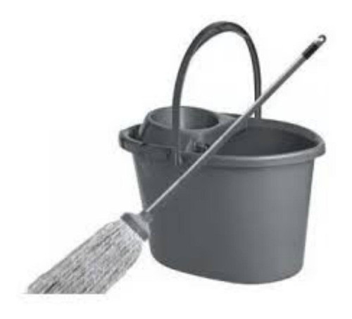Escoba Mery Trapeador Con Balde Y Mopa 14 Lts 1