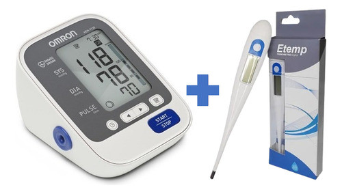 Tensiómetro Digital Omron Hem-7130 + Termómetro De Regalo 0