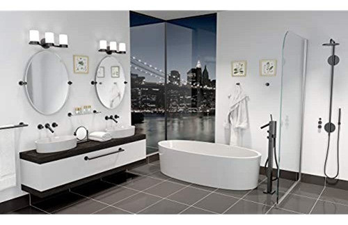 Portapapel Higiénico Estándar Gatco Glam, Negro Mate 1