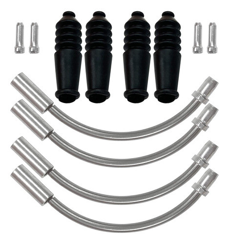 Realinice Tubo Guía De Cables De Fideos De Freno V Con Jue. 0