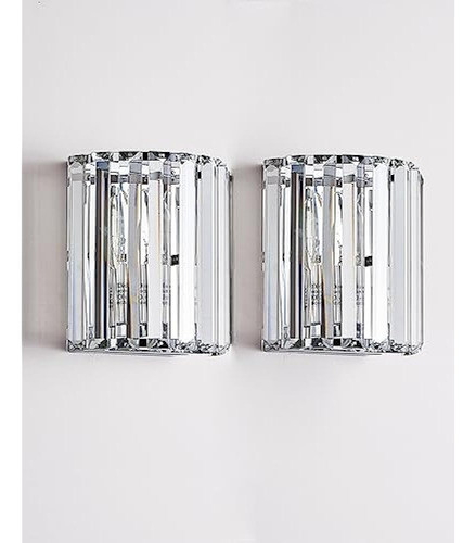 Yorkcare Lámpara De Pared De Cristal 2 Juegos, 1 Luz Accesor 0