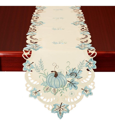 Simhomsen Bordó Thanksgiving Harvest Aqua Blue Pumpkins Cami 0