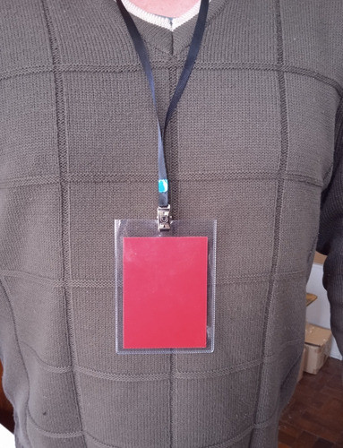 Cintas Colgante Y Porta Credencial Periodista  75x105 X 50 U 0