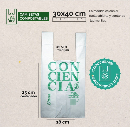 Bolsa Camiseta Compostable 30x40 1