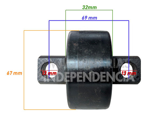 Rolete Lateral Autoelevador Heli Cpcd40 Largo 67mm 1