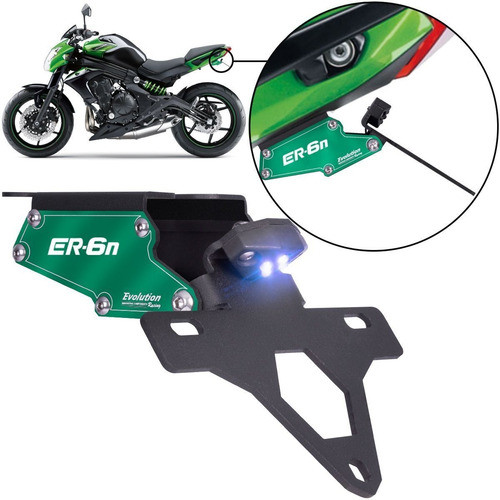 Portamatricula Kawasaki Er6n 09/11 Mk Motos 0