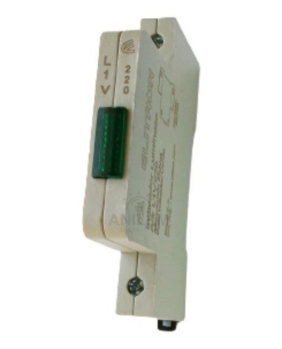 Piloto Indicador Led Din Señalizador 220v Verde 9mm 0