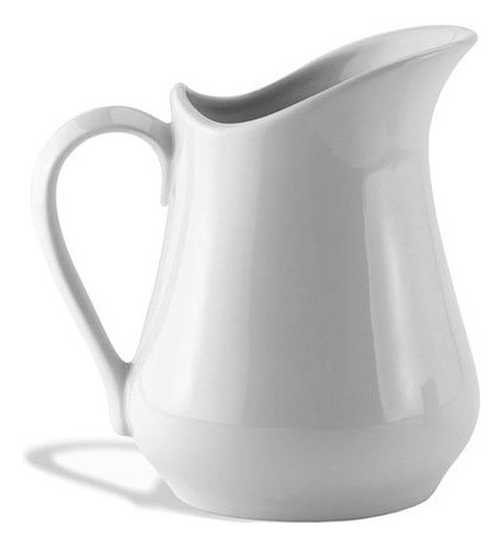 Hic Kitchen Hic Creamer Jarra Con Mango, Porcelana Blanca Fi 0