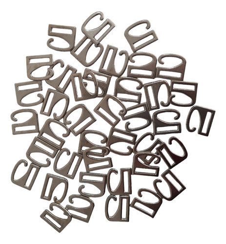 Gancho Desmontable 6 Mm De Pase Niquel Zamac X 100unidades 0