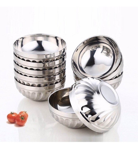 Bowl De Cocina Acero Inoxidable X 4 Unid M - Sheshu 1