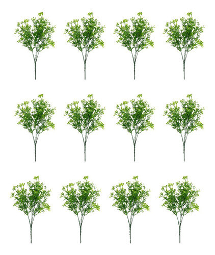 Ramo Verde Jardin Vertical Artificial Planta Deco 38cm X 12u 0