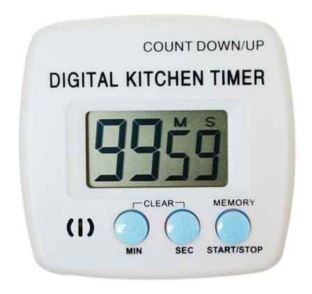 Timer Digital Cocina Cocción Temporizador Gran Display, Mania-electronic 1