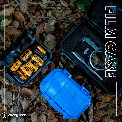 Estuche P/ 7 Rollos , Peliculas De 35 Mm O 5 120 Mm. Azul-s 1