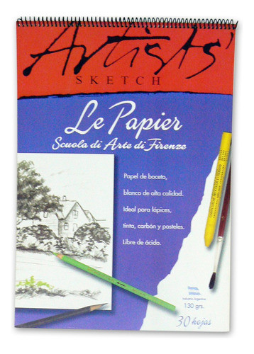 Block De Dibujo 140g Le Papier Artist 30   35 X 50 0