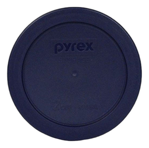 Pyrex Azul 2 Tazas Cubierta Redonda De Almacenamiento 1