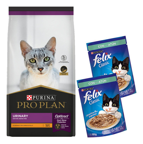 Alimento Purina Proplan Cat Adult Urinary Care 3 Kg + Regalo 0