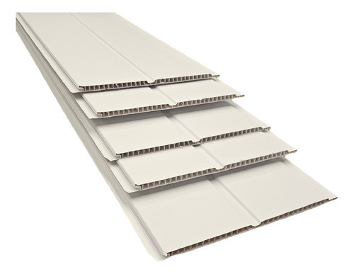Kit -15 Tablas De 3mts Machimbre + Perimetral Blanco 200x7mm 1