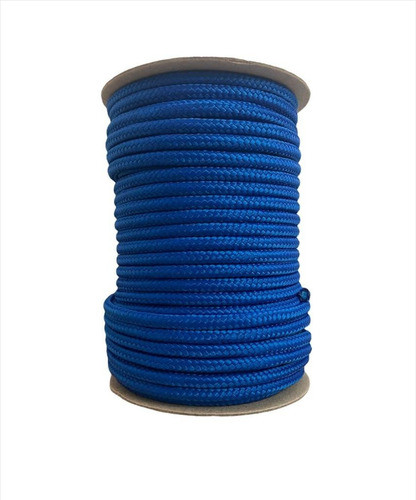 Soga Polipropileno  Trenzada 8mm X 50 Metros Azul Francia 0