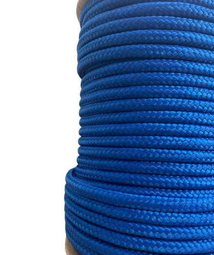 Soga Polipropileno  Trenzada 8mm X 50 Metros Azul Francia 1