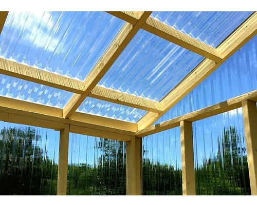 Chapa Techo Acanalada De Policarbonato 0.8mm X 10,00mts 1