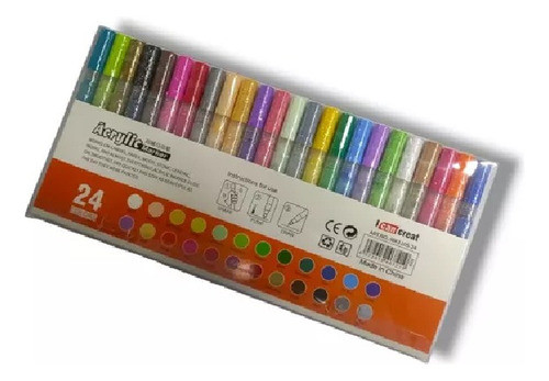 Marcadores Acrilicos Giorgione A Valvula X 24 G-mk1105-24 0