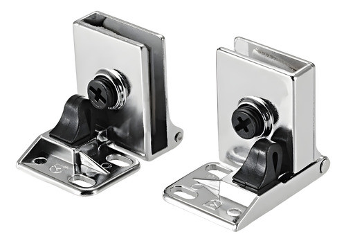Juego De 2 Pares Bisagras Vidrio Mueble Vitrina De 4 A 6 Mm 1