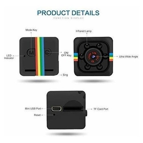 Camara Inalambrica Wifi Portatil Small Hd 1080p 1