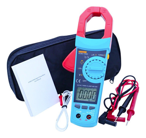 Pinza Amperometrica 1200a Digital Zotek Vc903 Dc Ac °c °f 0