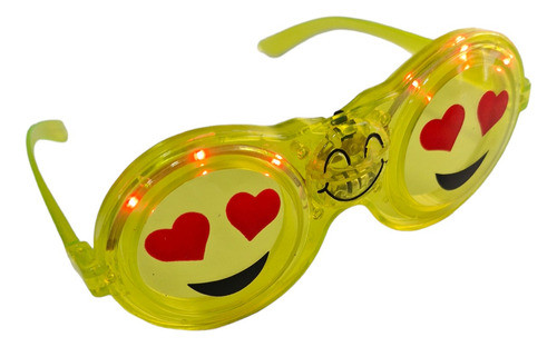 Anteojo Con Led Premium Caritas- Cotillón Luminoso- X 1 0