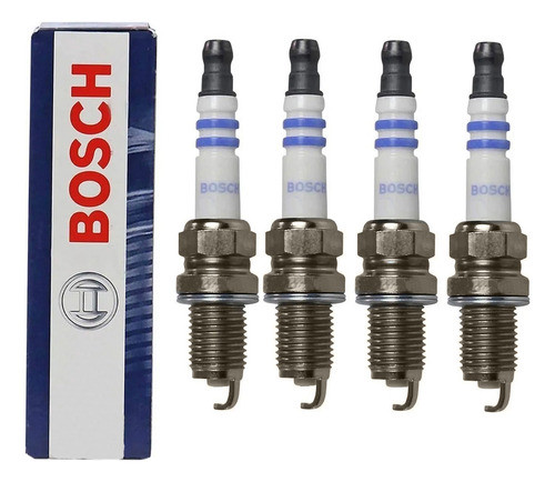 Kit 4 Bujias Citroen C3 1.4 8v Nafta Bosch  - 2008 0