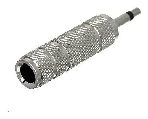 Adaptador Miniplug 3.5 Macho Mono / 6.5 Hembra Mono Met X25 0